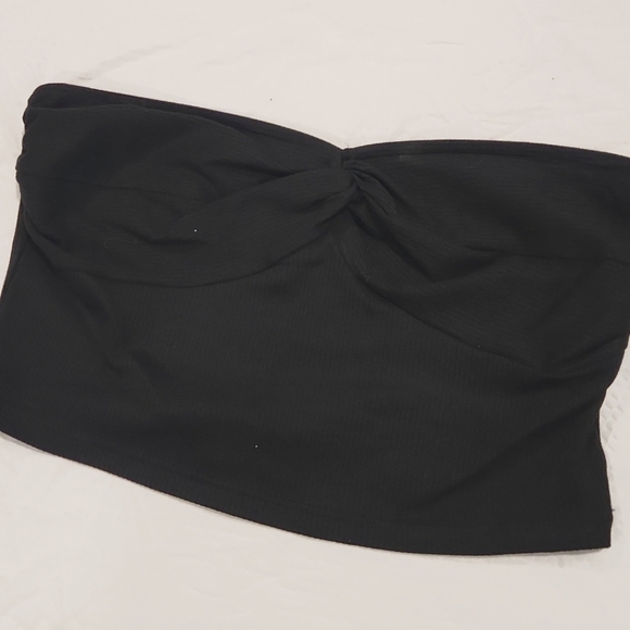 SHEIN Elegant Black Bandeau Top - Picture 1 of 9